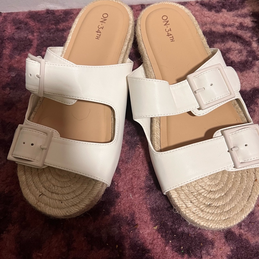 Women's White Sandals on 34th by Macy’s